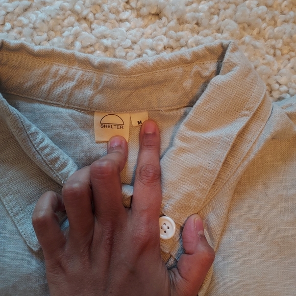 Shelter Clothing Lloyd Shirt M Ice - Picture 2 of 3